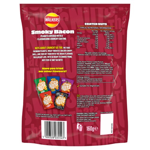 Thats Nuts Walkers Smoky Bacon