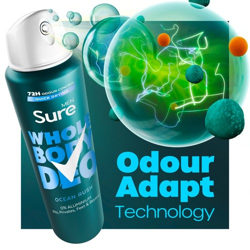 Sure Men Whole Body Ocean Rush Deodorant