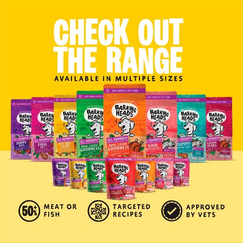 Barking Heads Fat Dog Slim Wet Dog Food Pouch - Ocado