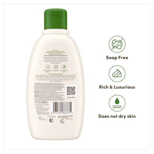 Aveeno Daily Moisturising Body Wash with Shea Butter and Berry Scent