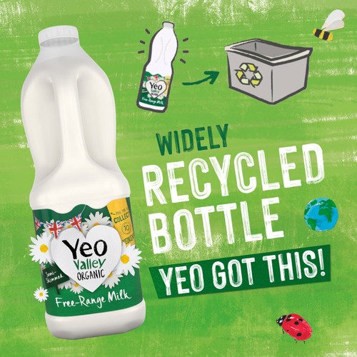 Yeo Valley Organic Fresh Semi Skimmed Milk