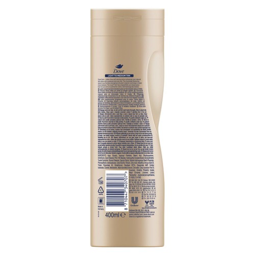 Dove Visible Glow Fair to medium self tan lotion