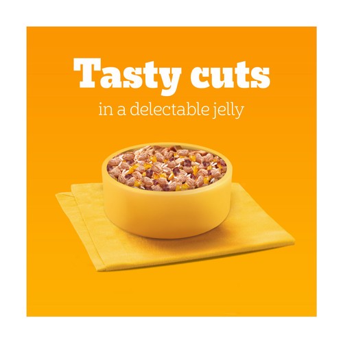 Pedigree Puppy Wet Dog Food Tins Mixed in Jelly 