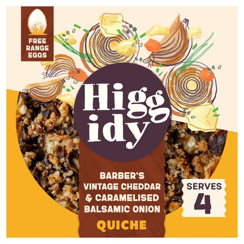 Higgidy Barber's Vintage Cheddar & Caramelised Balsamic Onion Quiche