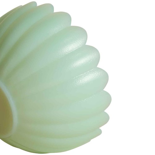 M&S Milk Glass Sundae Dish, Green