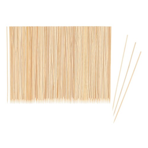 Tala 100 Bamboo Kebab Skewers 25.5cm Long 