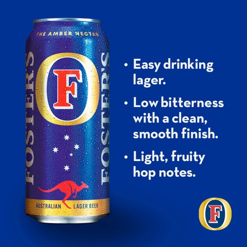 Foster's Lager Beer Cans