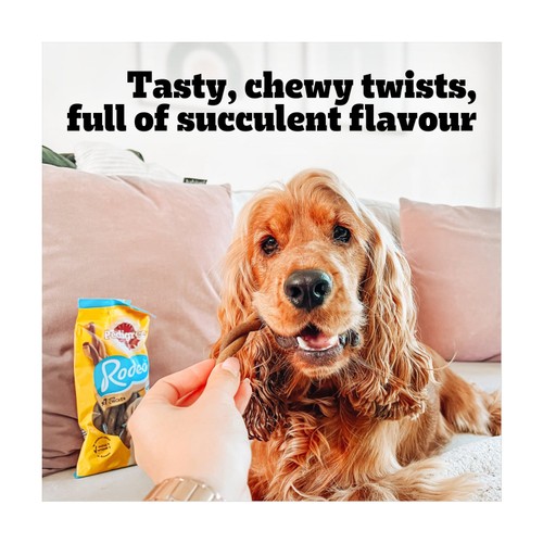 Pedigree Rodeo Duos Adult Dog Treats Beef & Cheese