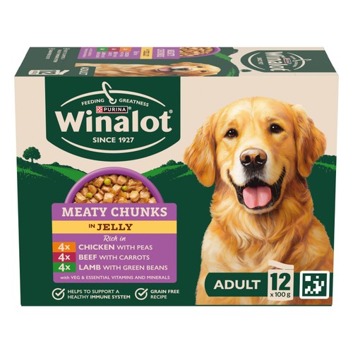 Winalot Meaty Chunks Mixed in Jelly Wet Dog Food
