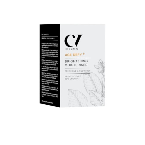 Green People Brightening Moisturiser, Age Defy+ By Cha Vohtz, Vegan