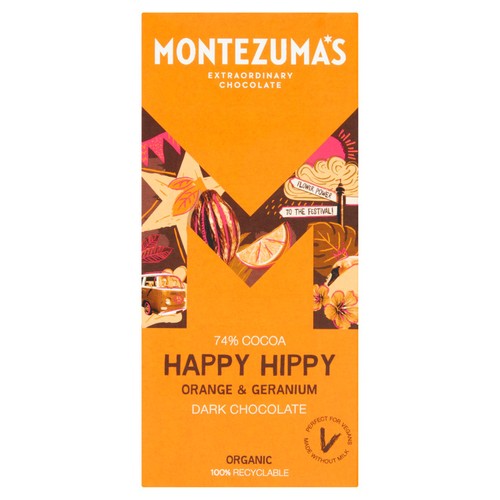 Montezuma's Happy Hippy Orange & Geranium 
