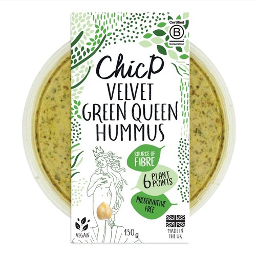 ChicP Velvet Green Queen Hummus