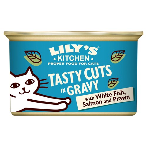 Lily's Kitchen Tasty Cuts in Gravy - Ocean Fish Wet Food for Cats