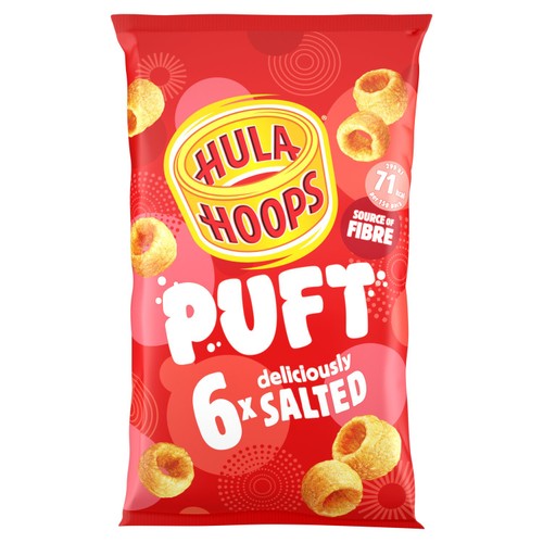 Hula Hoops Puft Salted Multipack Crisps