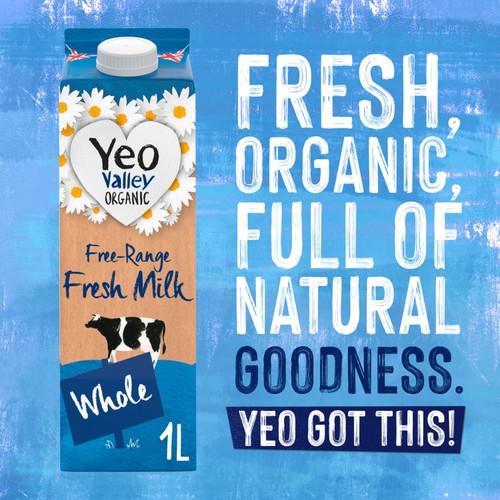 Yeo Valley Organic Fresh Whole Milk