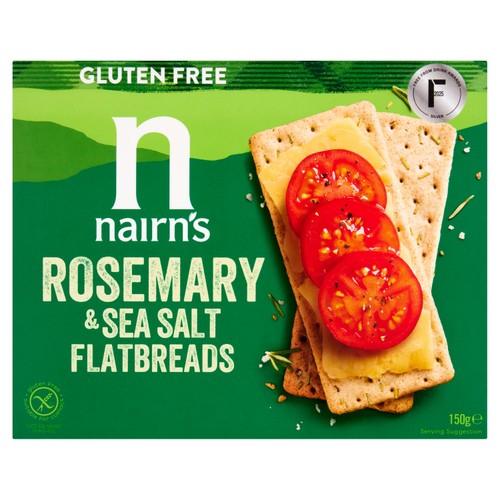 Nairns Gluten Free Flatbreads Rosemary & Sea Salt