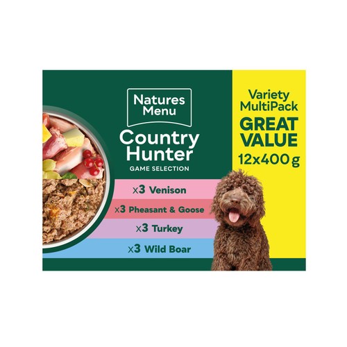 Natures Menu Country Hunter Game Meat Selection Can Multipack