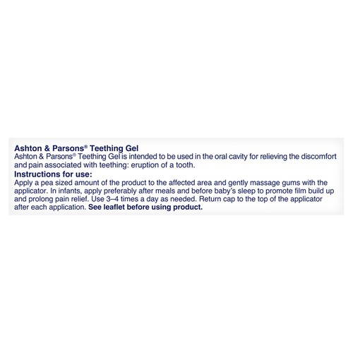 Ashton & Parsons Teething Gel