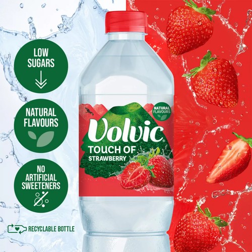 Volvic Touch of Fruit Strawberry Still Flavoured Water