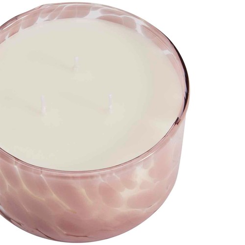 M&S Lychee & Dragonfruit Confetti 3 Wick Candle, Pink