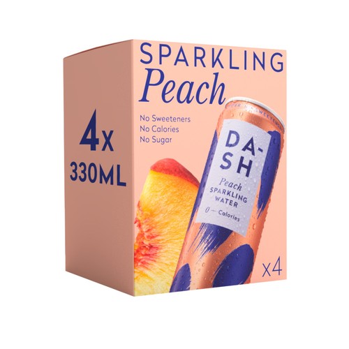 DASH Peach Infused Sparkling Water