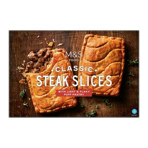 M&S 2 Puff Pastry Steak Slices
