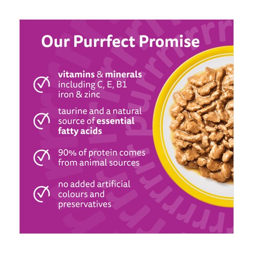 Whiskas 7+ Senior Wet Cat Food Pouches Poultry Feasts in Gravy