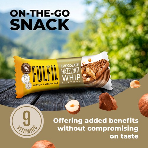 FULFIL Chocolate Hazelnut Whip Vitamin & Protein Bar