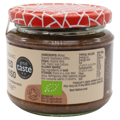 Miso Tasty Organic Red Aka Miso Cooking Paste