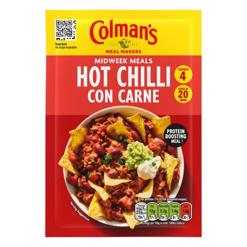 Colman's Hot Chilli Con Carne Recipe Mix