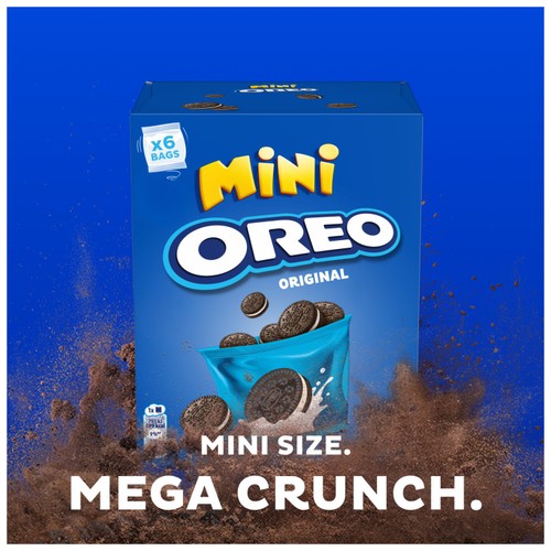 Oreo Mini Chocolate Sandwich Biscuit Snack Packs