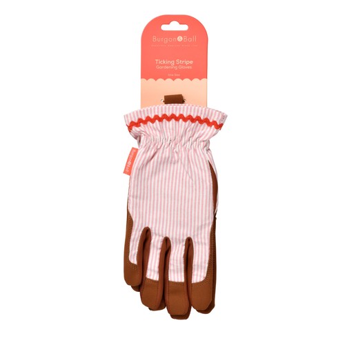 Burgon & Ball Colour Collection Gloves Blush Stripe