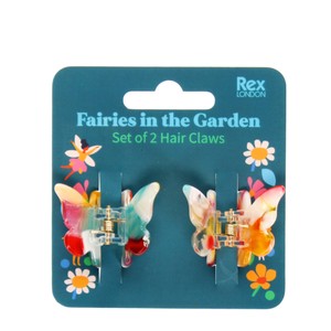 Rex London Glitter Hair Clips Rainbow