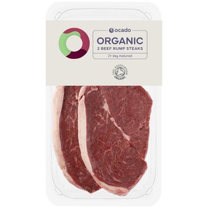 Organic 2 Beef Rump Steaks