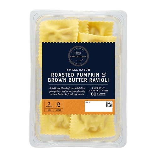 M&S Collection Roasted Pumpkin & Brown Butter Ravioli
