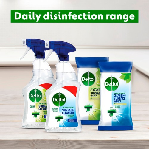 Dettol Antibacterial Biodegradable Multi Surface Cleansing Wipes
