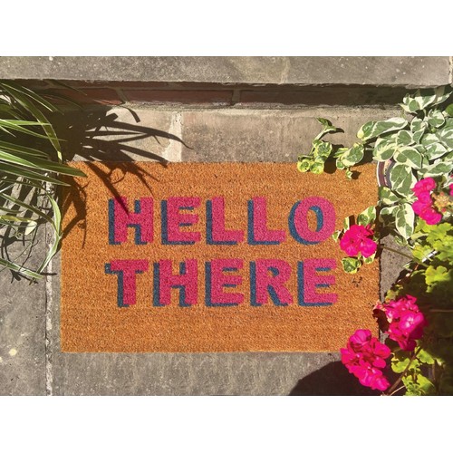 My Mat Hello There Printed Coir Mat, 45x75cm