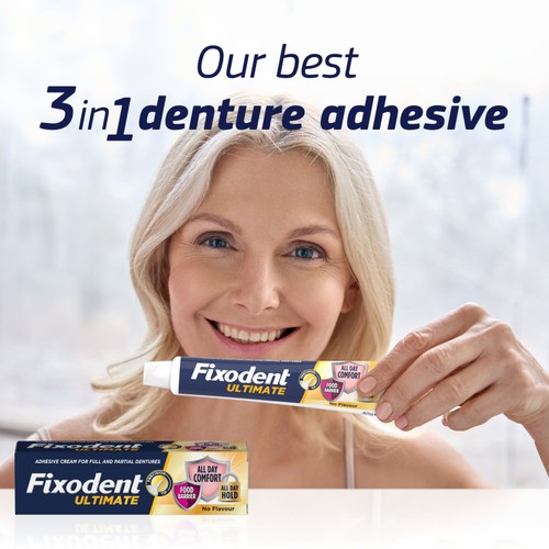 Fixodent Ultimate Denture Adhesive Flavour Free