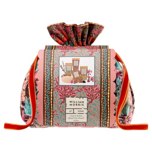 William Morris Oak & Willow Velvet Drawstring Pouch