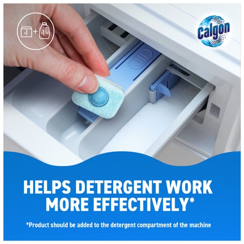 Calgon 4-in-1 Washing Machine Water Softener Tablets