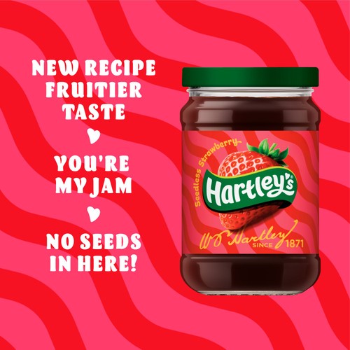 Hartley's Best Seedless Strawberry Jam