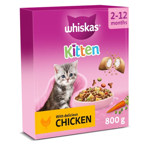 Whiskas Kitten Chicken Dry Cat Food