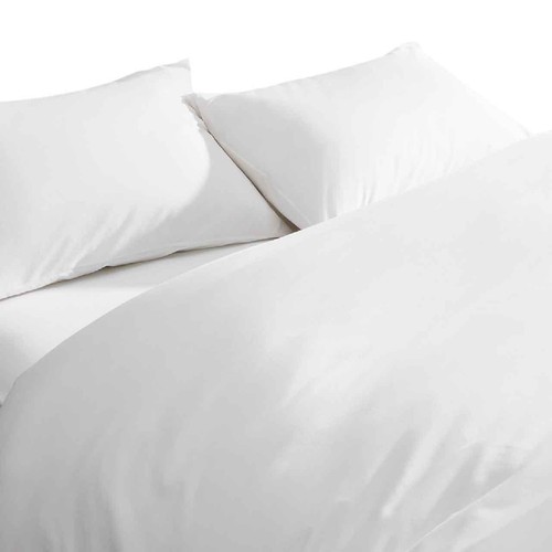M&S Cotton Rich Bedding Set, King, White
