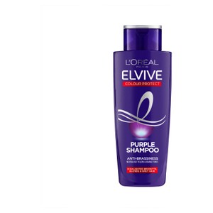 L'Oreal Paris Elvive Purple Shampoo: Anti-Brassiness for Blonde, Highlighted & Grey Hair, 200ml