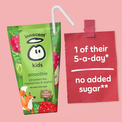 Innocent Kids Strawberries, Raspberries & Apples Smoothies