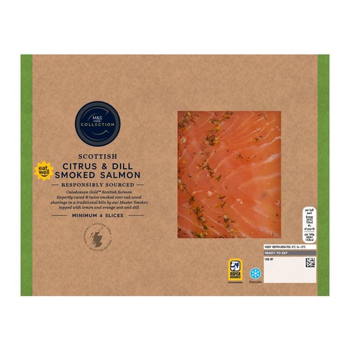 M&S Scottish Citrus & Dill Smoked Salmon