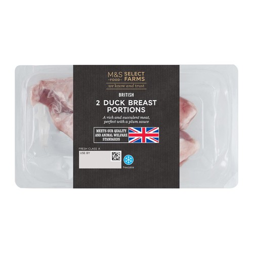 M&S Select Farms British 2 Duck Breast Portions