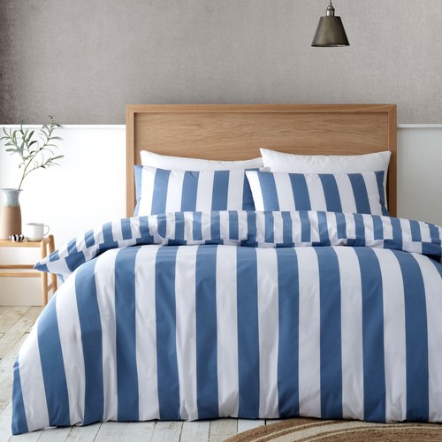 Catherine Lansfield Cove Stripe Single Duvet Set
