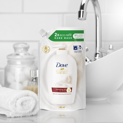 Dove Fine Silk Liquid Hand Wash 