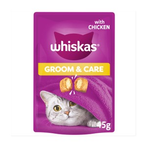 Whiskas Groom & Care Cat Treat Biscuits